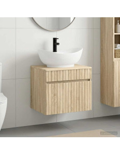 Set di mobili per il bagno Rovere Sonoma Legno ingegnerizzato