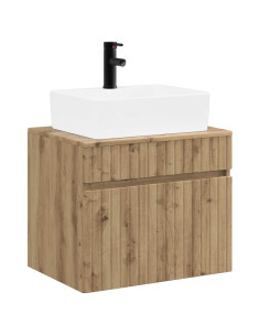 Set di mobili per il bagno Rovere Artigianale 2