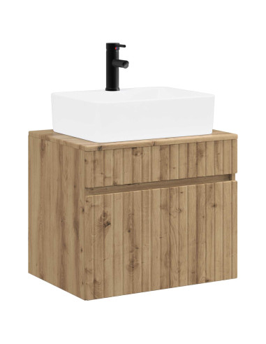 Set di mobili per il bagno Rovere Artigianale