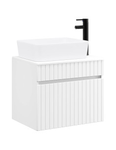 Set di mobili per il bagno Bianco Legno ingegnerizzato 2