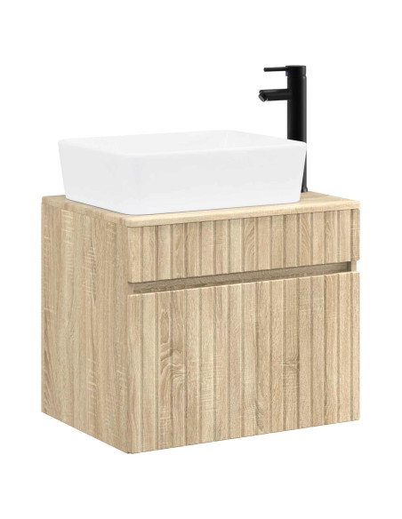 Set di mobili per il bagno Rovere Sonoma Legno ingegnerizzato
