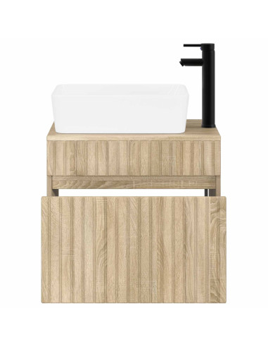 Set di mobili per il bagno Rovere Sonoma Legno ingegnerizzato
