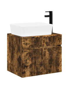 Set di mobili per il bagno Rovere Fumo Legno ingegnerizzato 2