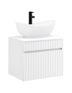 Set di mobili per il bagno Bianco Legno ingegnerizzato 2