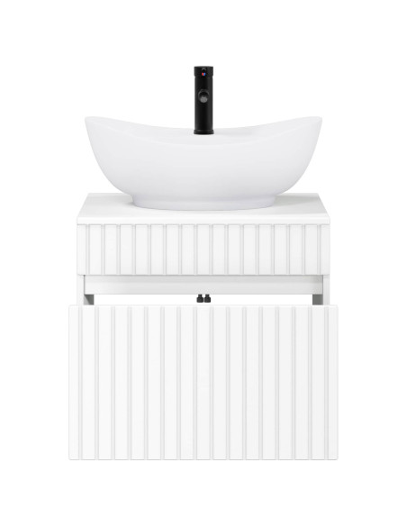Set di mobili per il bagno Bianco Legno ingegnerizzato