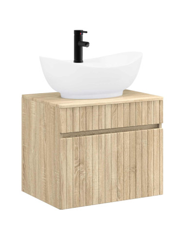 Set di mobili per il bagno Rovere Sonoma Legno ingegnerizzato