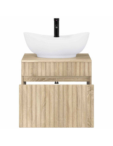 Set di mobili per il bagno Rovere Sonoma Legno ingegnerizzato