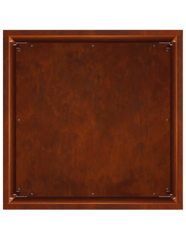 Vaso da giardino Ruggine 40 x 40 x 50 cm Acciaio Corten
