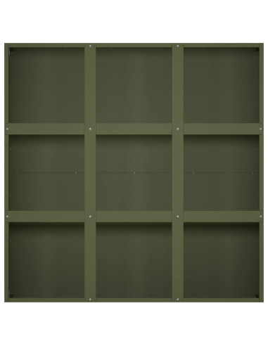 Vaso da giardino Verde Oliva 100 x 100 x 50 cm