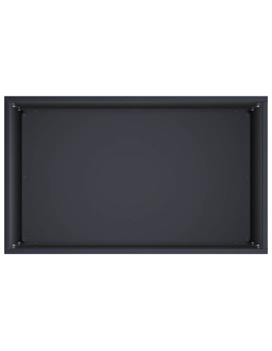Vaso da giardino 2 pz Antracite 50 x 30 x 75 cm