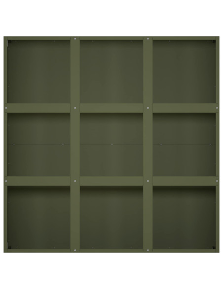 Vaso da giardino Verde Oliva 100 x 100 x 40 cm