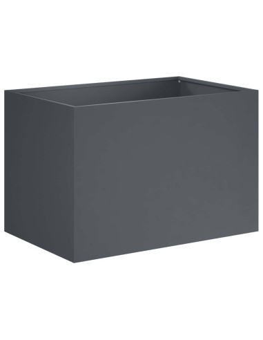 Vaso da giardino 2 pz Antracite 60 x 40 x 40 cm