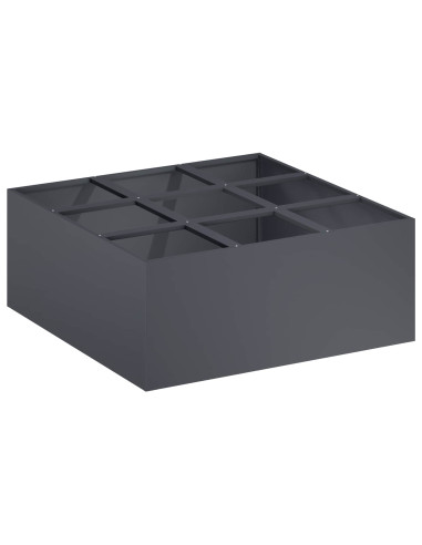Vaso da giardino Antracite 100 x 100 x 50 cm