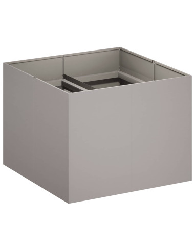 Vaso da giardino Ruggine 80 x 80 x 60 cm Acciaio Corten