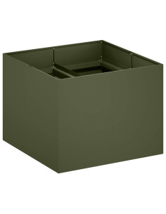 Vaso da giardino Verde Oliva 80 x 80 x 60 cm 2