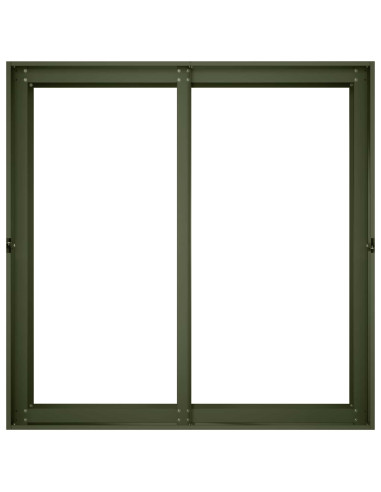 Vaso da giardino Verde Oliva 80 x 80 x 60 cm