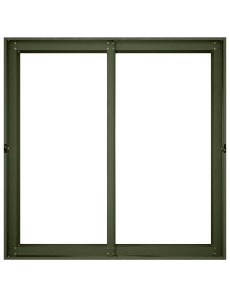 Vaso da giardino Verde Oliva 80 x 80 x 60 cm