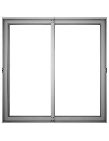 Vaso da giardino Argento 80 x 80 x 60 cm Acciaio zincato
