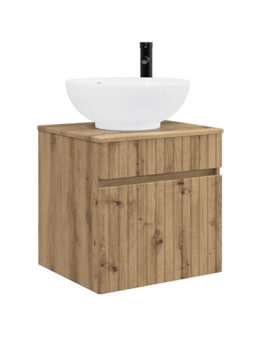 Set di Armadi da Bagno 3 pz Rovere Artigianale