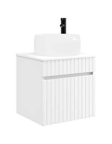 Set di Armadi da Bagno 3 pz Bianco 49 x 44,5 x 66 cm