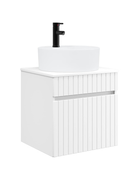 Set di Armadi da Bagno 3 pz Bianco 49 x 44,5 x 65 cm
