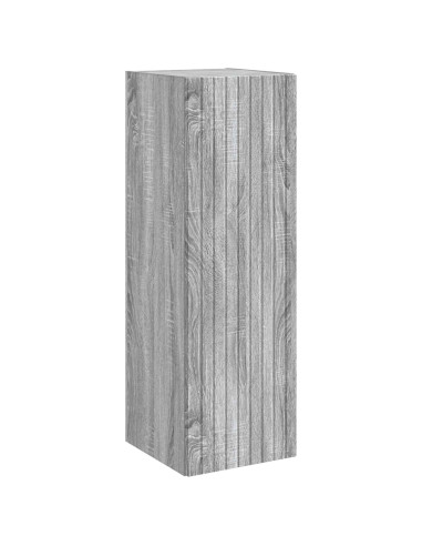 Set di mobili per il bagno 3 pz Sonoma grigio