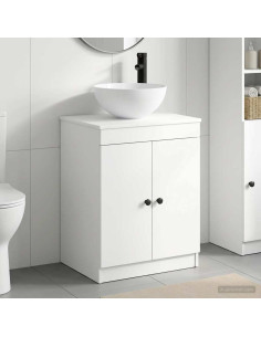 Set di mobili per il bagno Bianco Legno ingegnerizzato