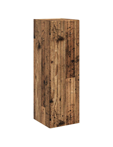 Set di mobili per il bagno 3 pz Legno antico 33 x 34,5 x 160 cm