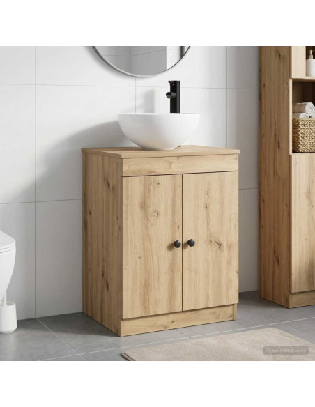 Set di mobili per il bagno Rovere Artigianale