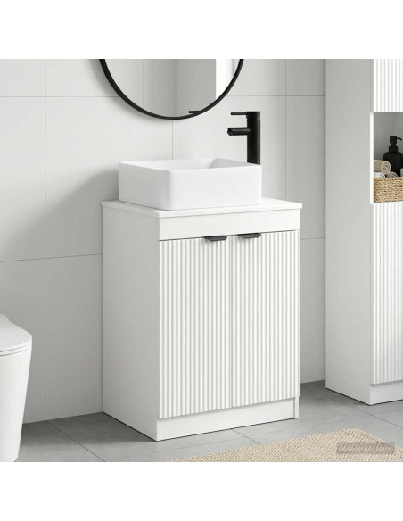 Set di mobili per il bagno Bianco Legno ingegnerizzato