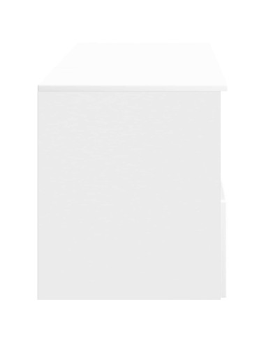 Set di mobili per il bagno 2 pz Bianco Legno ingegnerizzato