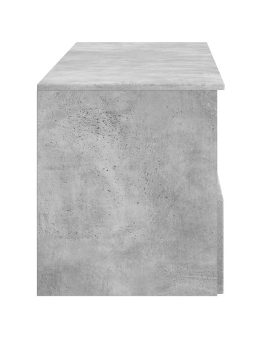 Set di mobili per il bagno 2 pz Grigio Cemento