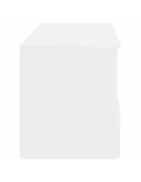 Set di mobili per il bagno 2 pz Bianco Lucido