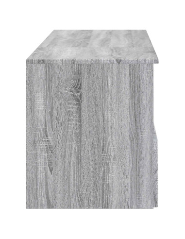 Set di mobili per il bagno 2 pz Sonoma grigio