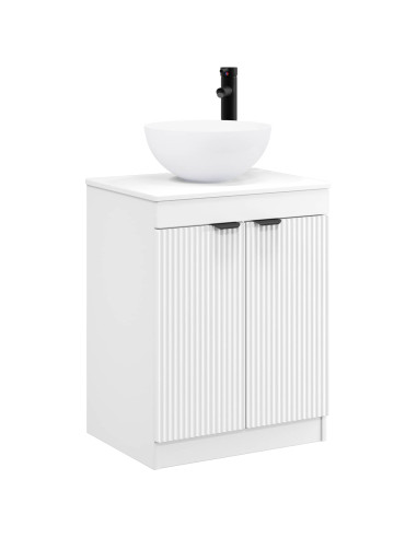 Set di mobili per il bagno Bianco Legno ingegnerizzato
