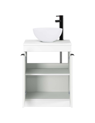 Set di mobili per il bagno Bianco Legno ingegnerizzato