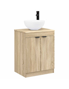 Set di mobili per il bagno Rovere Sonoma Legno ingegnerizzato 2
