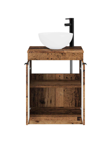 Set di mobili per il bagno Legno antico Legno ingegnerizzato
