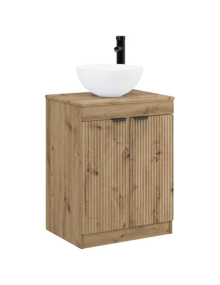 Set di mobili per il bagno Rovere Artigianale