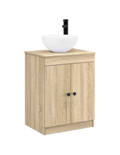 Set di mobili per il bagno Rovere Sonoma Legno ingegnerizzato 2
