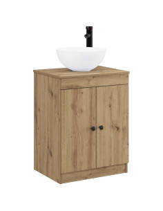 Set di mobili per il bagno Rovere Artigianale 2