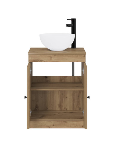 Set di mobili per il bagno Rovere Artigianale
