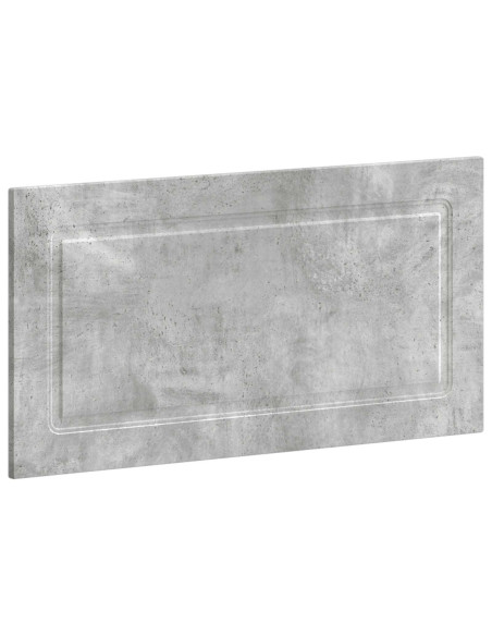 Testiera da Muro UTRECHT Grigio Cemento Legno ingegnerizzato