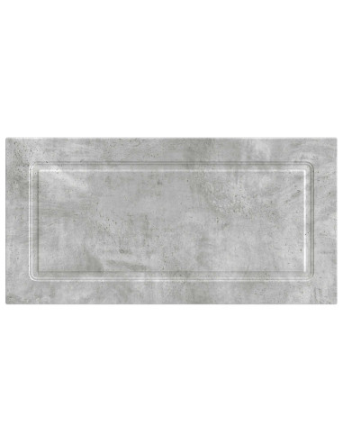 Testiera da Muro UTRECHT Grigio Cemento Legno ingegnerizzato