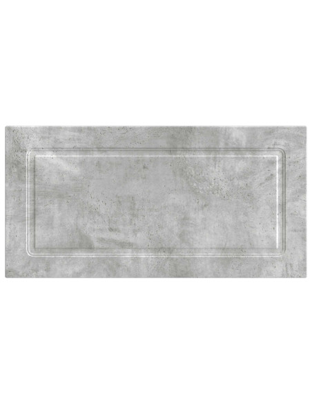 Testiera da Muro UTRECHT Grigio Cemento Legno ingegnerizzato