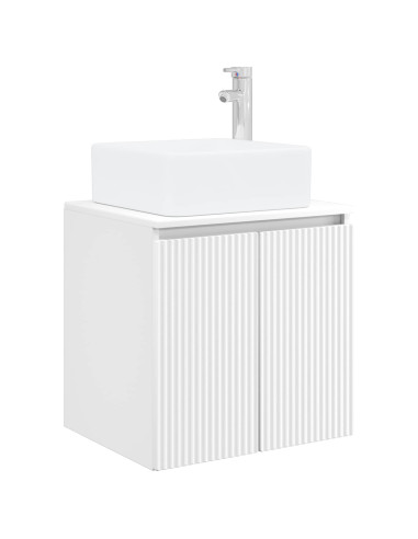 Set di mobili per il bagno 3 pz Bianco 33 x 34,5 x 160 cm