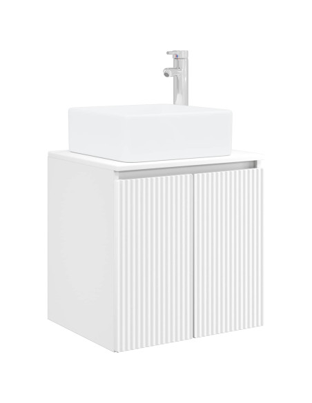 Set di mobili per il bagno 3 pz Bianco 33 x 34,5 x 160 cm