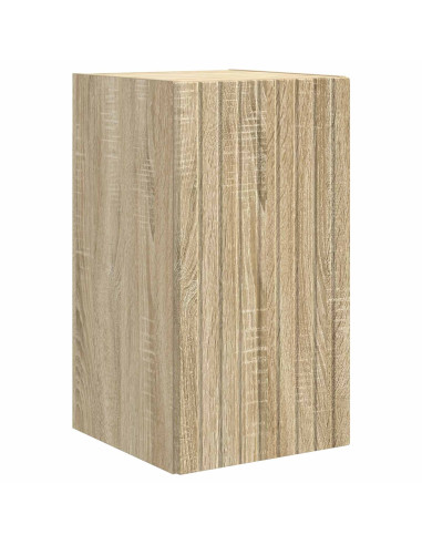 Set di mobili per il bagno 3 pz Rovere Sonoma
