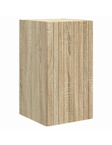 Set di mobili per il bagno 3 pz Rovere Sonoma