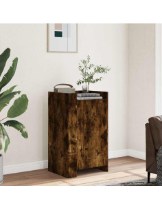 Credenza Rovere Fumo 45x35x75 cm in Legno Multistrato